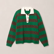 Xirena, Polo Rugby a Righe Lana Cashmere Braxton