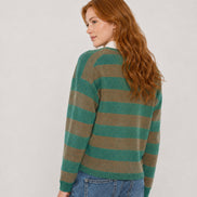 Xirena, Polo Rugby a Righe Lana Cashmere Braxton