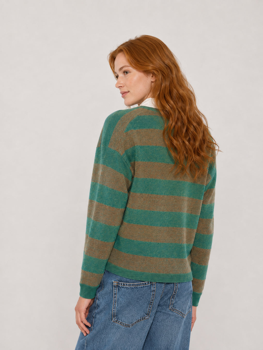 Xirena, Polo Rugby a Righe Lana Cashmere Braxton