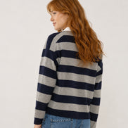 Xirena, Polo Rugby a Righe Lana Cashmere Braxton