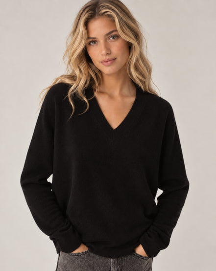 Kujten, Maglia in Cashmere  Scollo a V