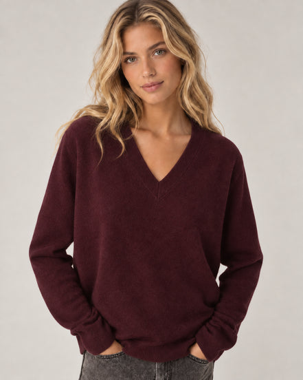 Kujten, Maglia in Cashmere  Scollo a V