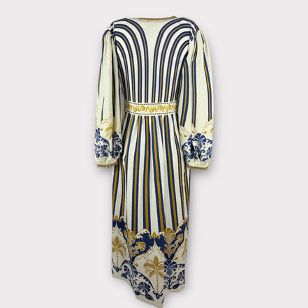 Abito Maxi Chemisier con Maniche Balloon  Pineapple Farm Rio