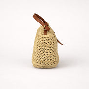 SansArcidet, Mini Bag in Raffia con Tracolla