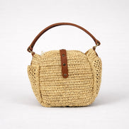 SansArcidet, Mini Bag in Raffia con Tracolla