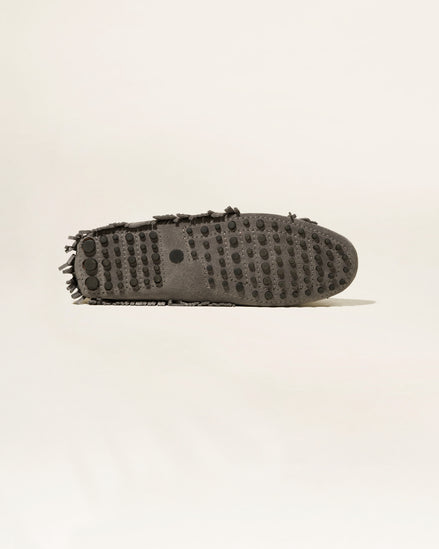 Mocassino Camoscio con Frange Mindy Toujours Milano