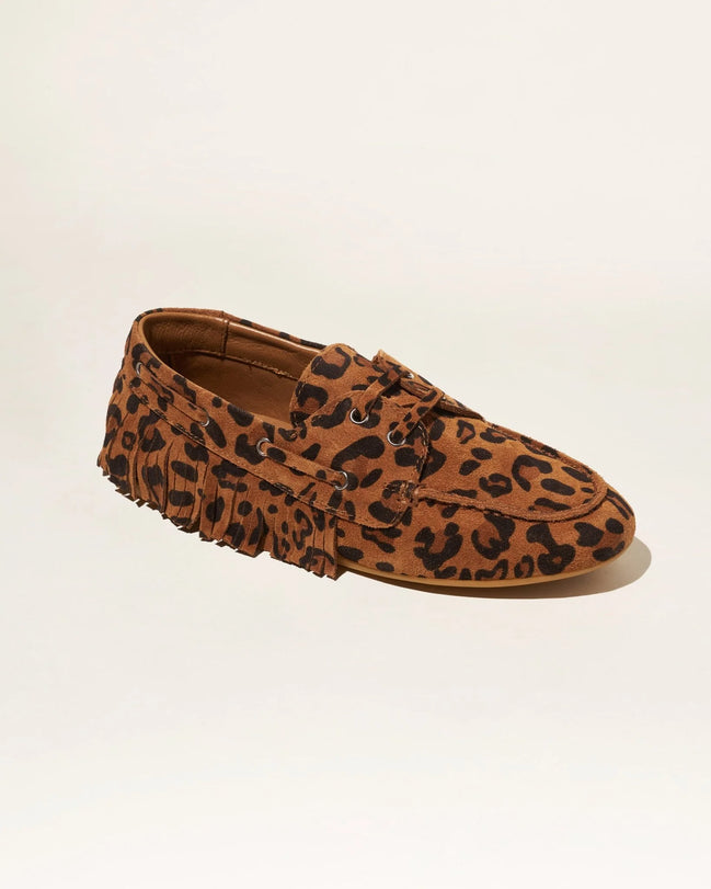 Toujours Milano, Mocassino da Barca con Frange Animalier