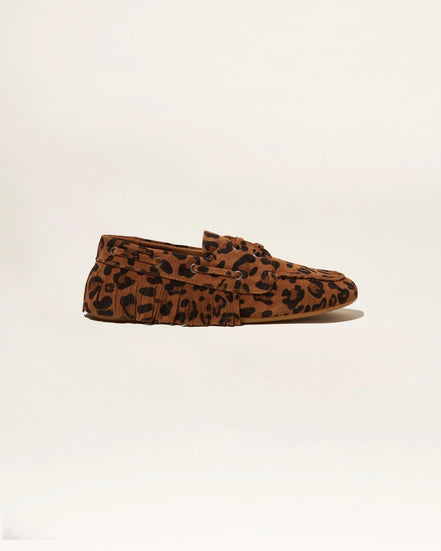 Toujours Milano, Mocassino da Barca con Frange Animalier