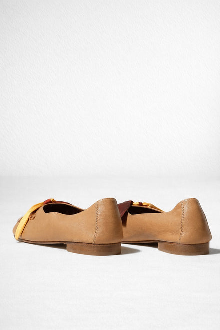 Mocassino Morbido con Foulard Intrecciato Juliol, Hereu
