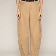SEA New York, Pantalone Barrel in Cotone Odessa
