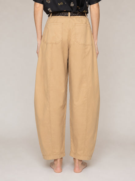 SEA New York, Pantalone Barrel in Cotone Odessa
