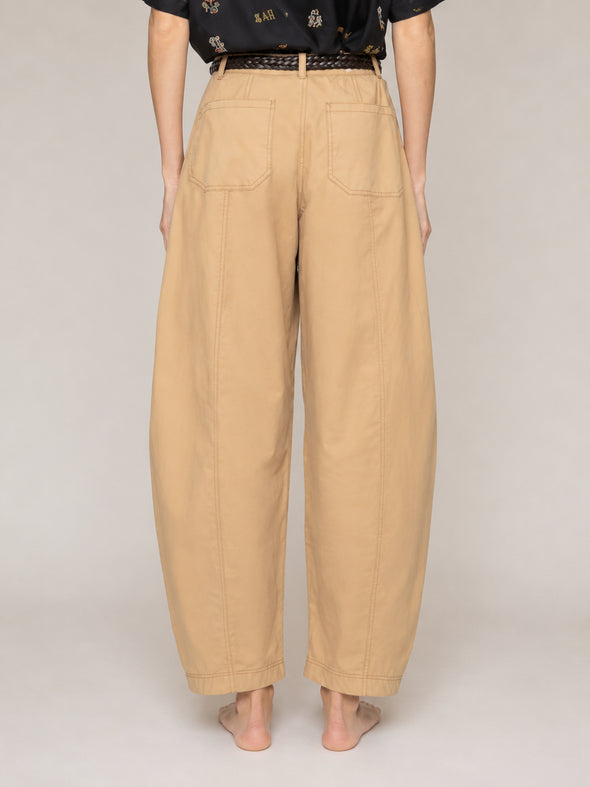 SEA New York, Pantalone Barrel in Cotone Odessa