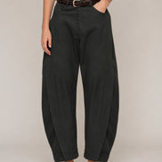 SEA New York, Pantalone Barrel in Cotone Odessa