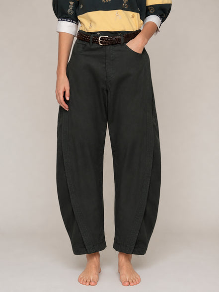 SEA New York, Pantalone Barrel in Cotone Odessa
