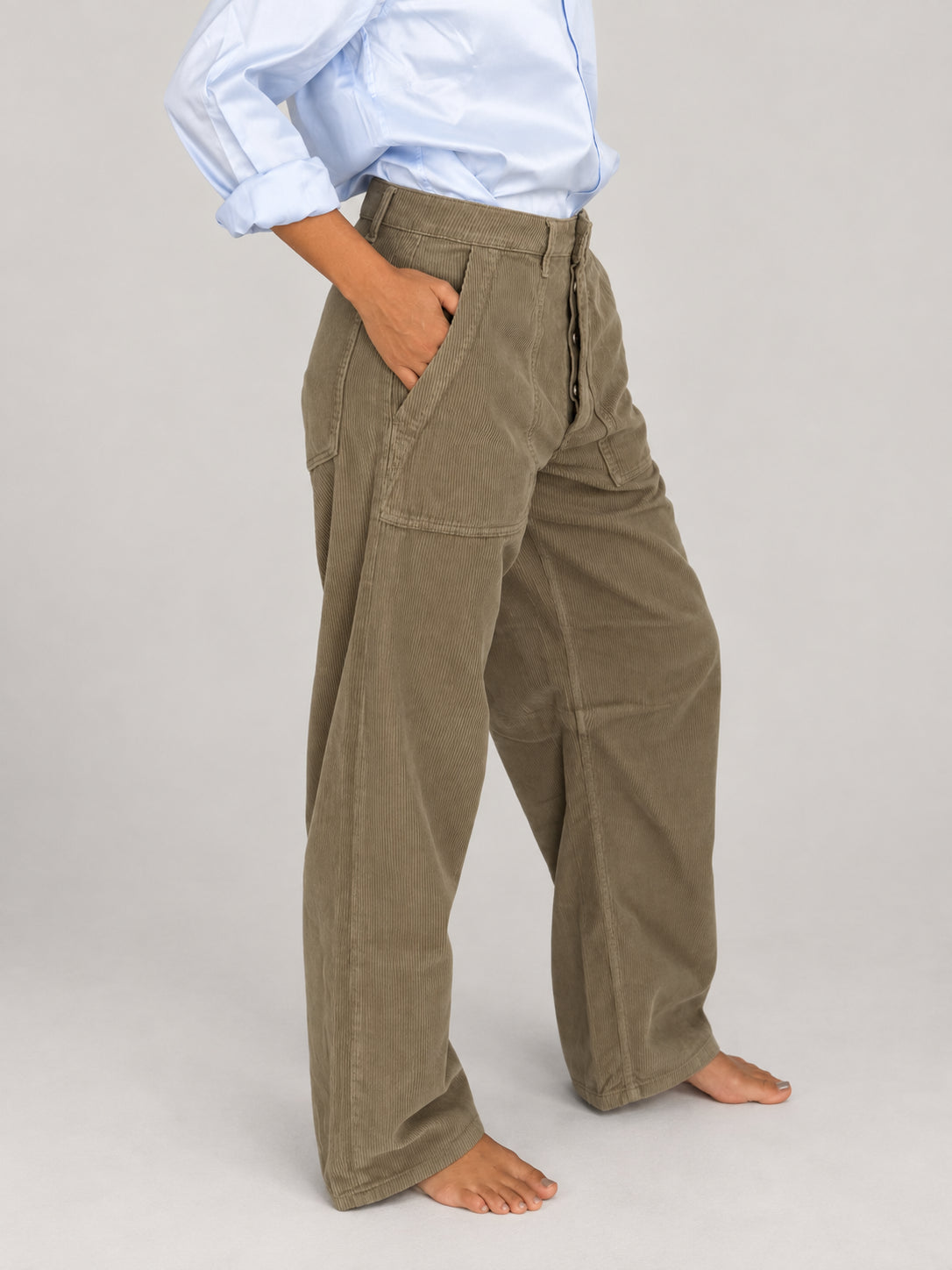 Anaii, Pantalone Fatigue in velluto a coste