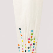 Nimbu, Pantaloni di Cotone Bianco con Coulisse
