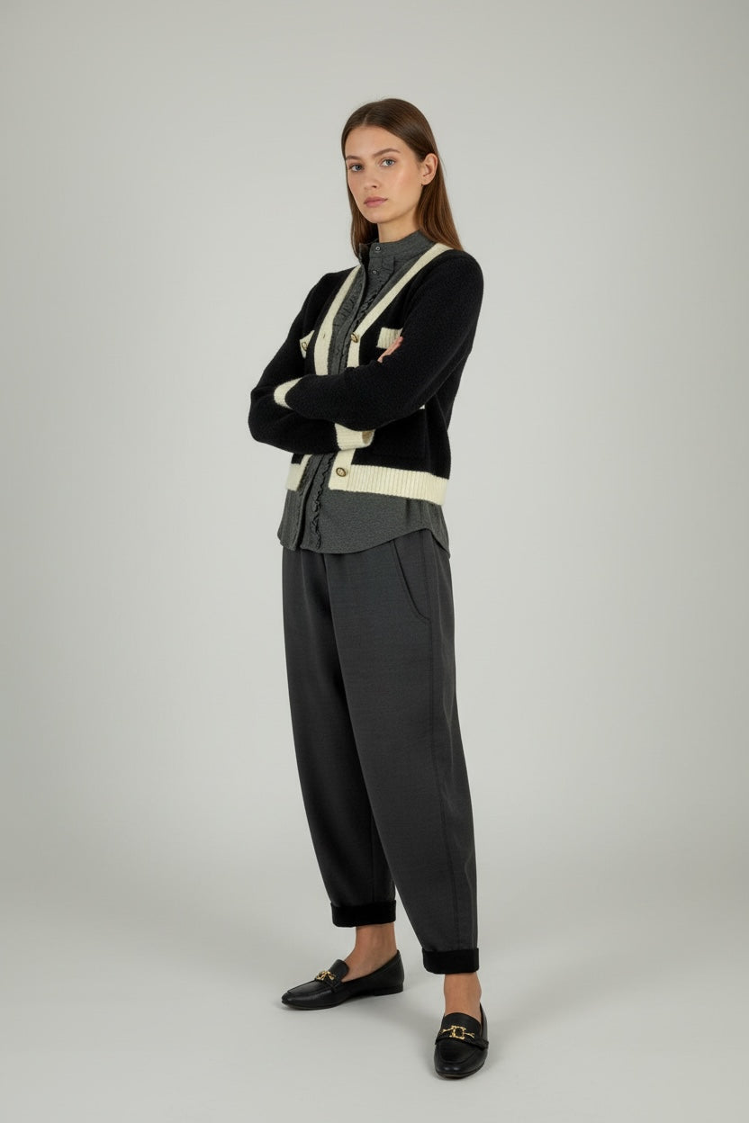 Pantalone Jogging Foderato in Pile Intro