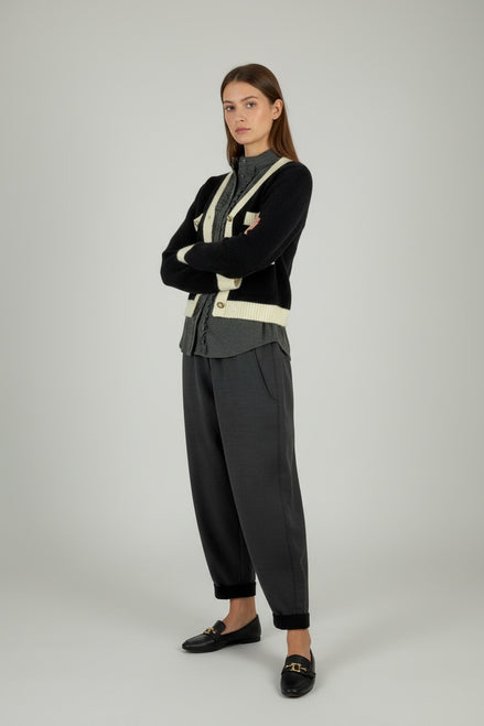 Pantalone Jogging Foderato in Pile Intro