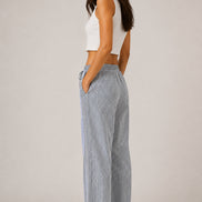 Antik Batik, Pantaloni Tessuto Camicia a Bastoncino Martin