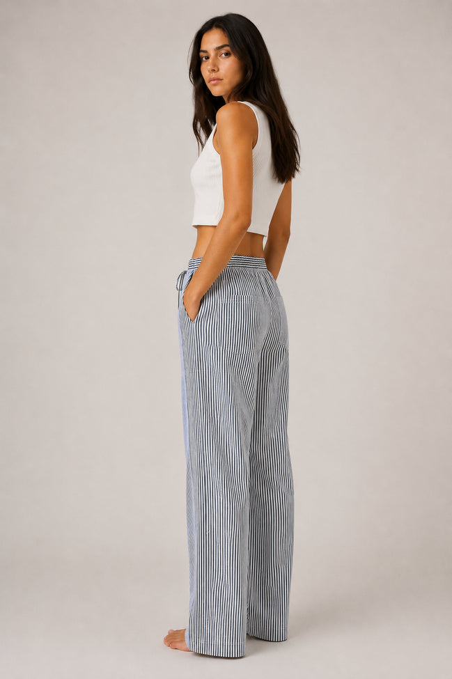 Antik Batik, Pantaloni Tessuto Camicia a Bastoncino Martin