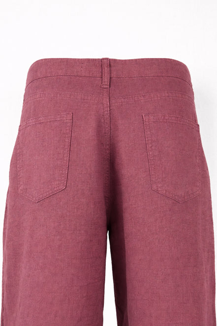 Pantaloni con Pences Cotone e Lino Marina Maison Hotel
