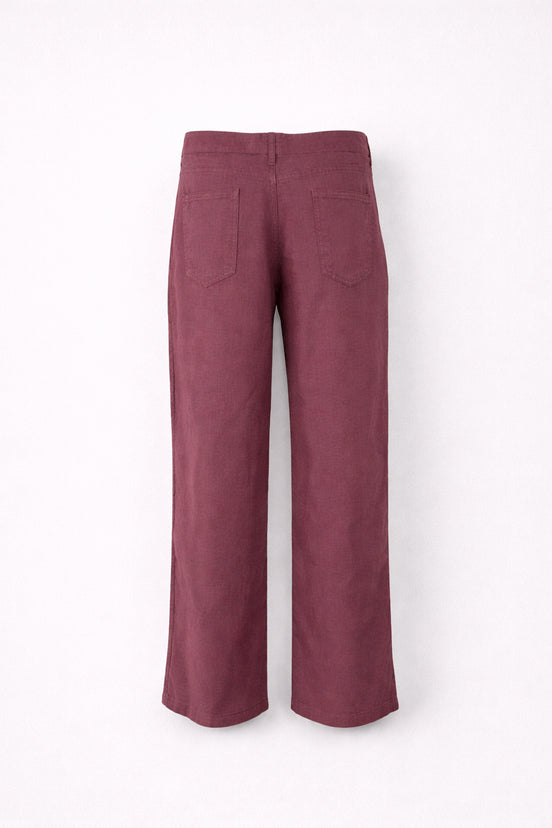 Pantaloni con Pences Cotone e Lino Marina Maison Hotel