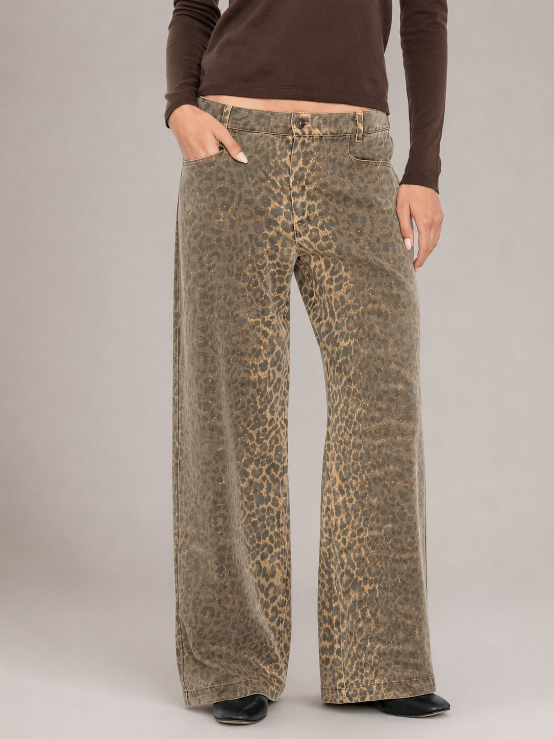Xirena, Pantalone Denim Animalier Nixon