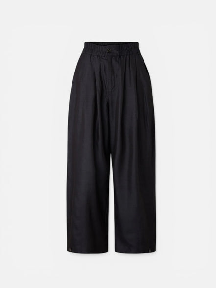 Pantalone con Elastico in Seta Soeur