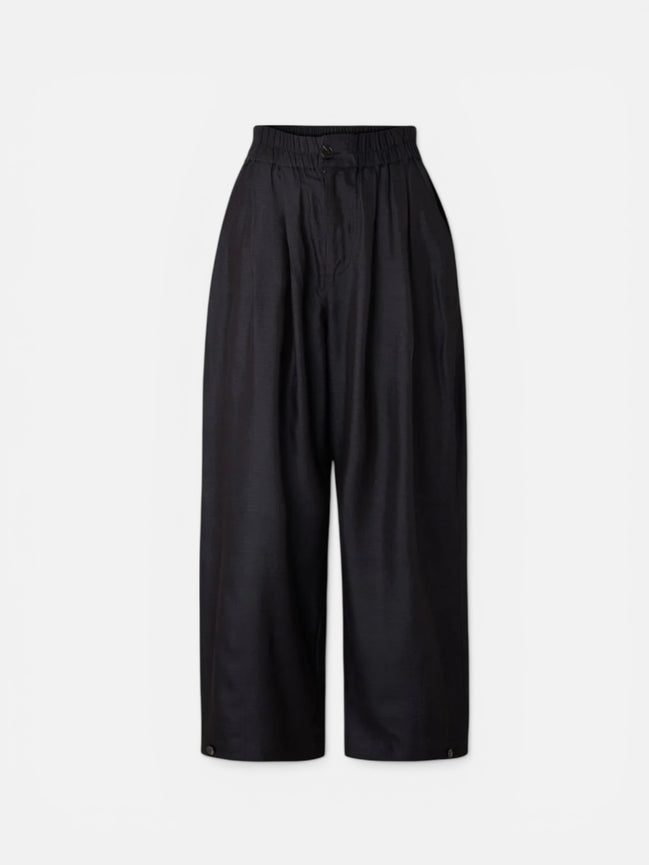 Pantalone con Elastico in Seta Soeur