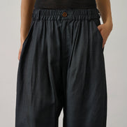 Pantalone con Elastico in Seta Soeur