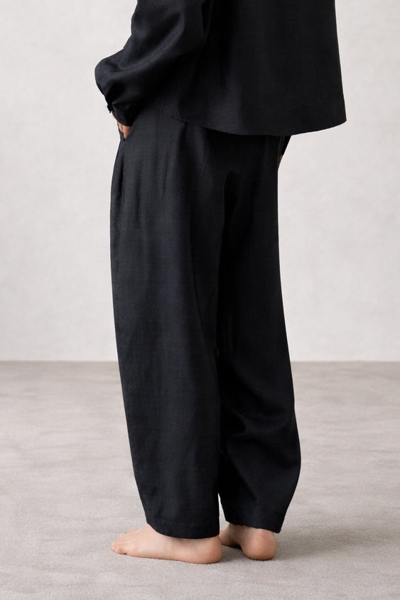 Pantalone con Elastico in Seta Soeur