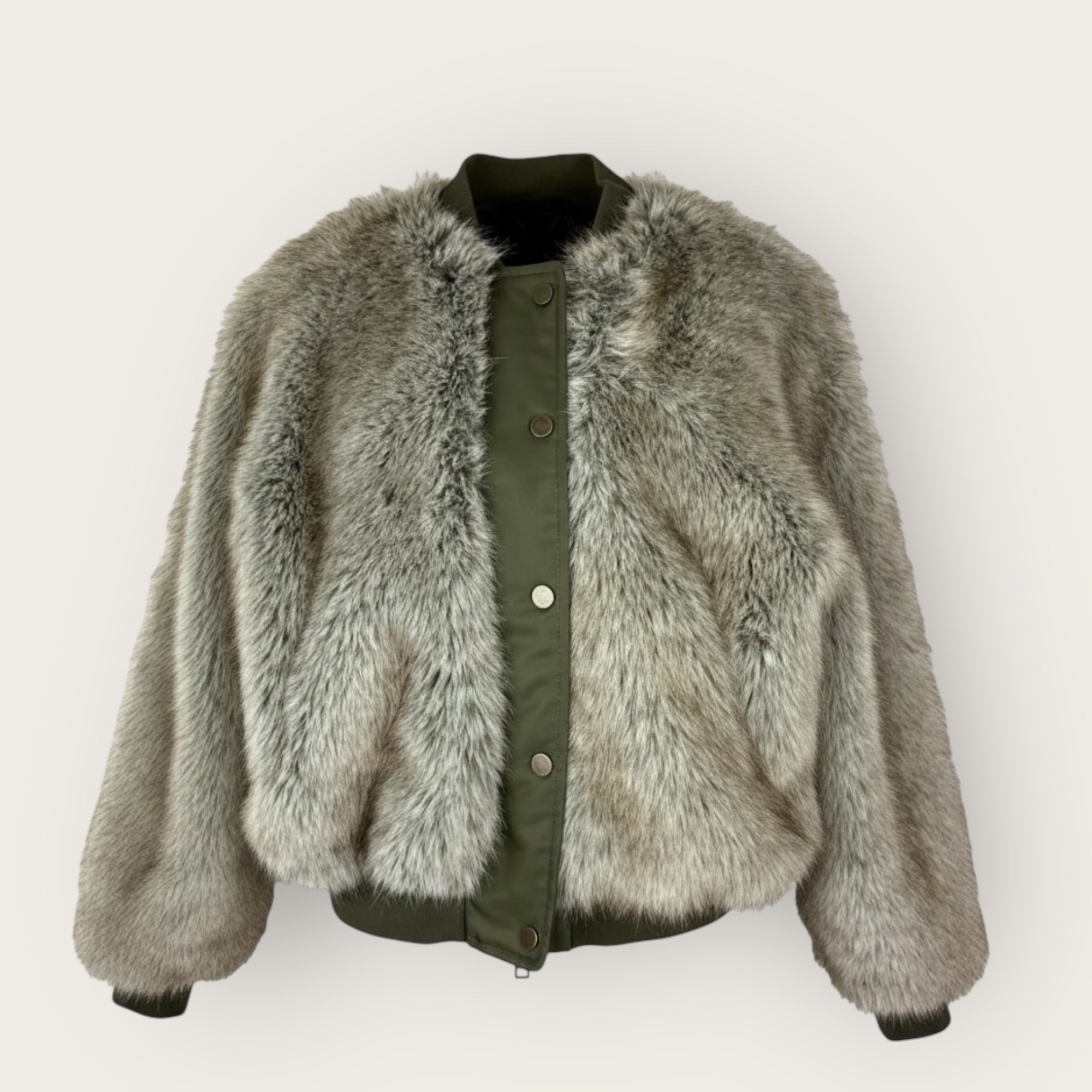 Bomber Corto in Eco Pelliccia Bazar Deluxe