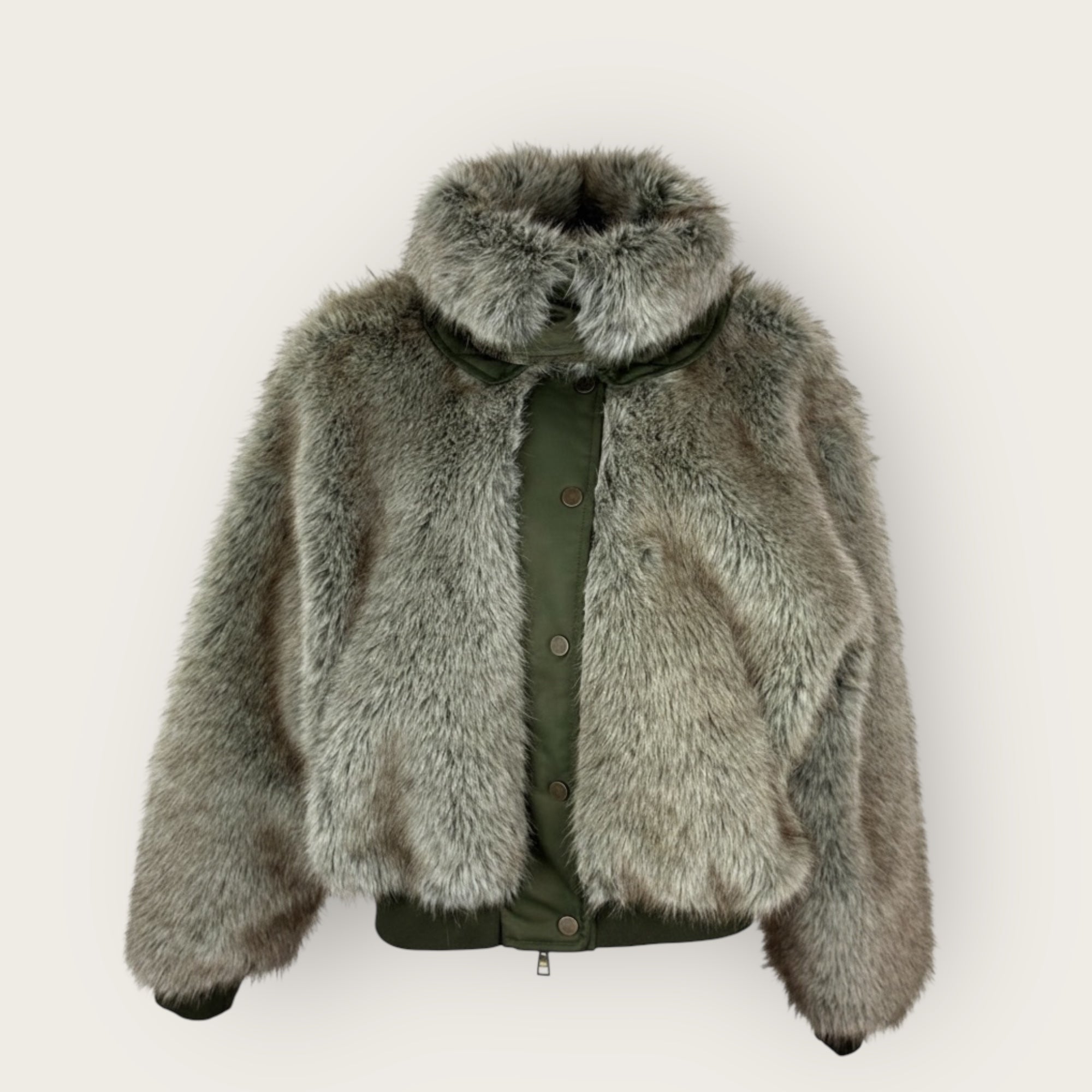 Bomber Corto in Eco Pelliccia Bazar Deluxe