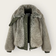 Bomber Corto in Eco Pelliccia Bazar Deluxe