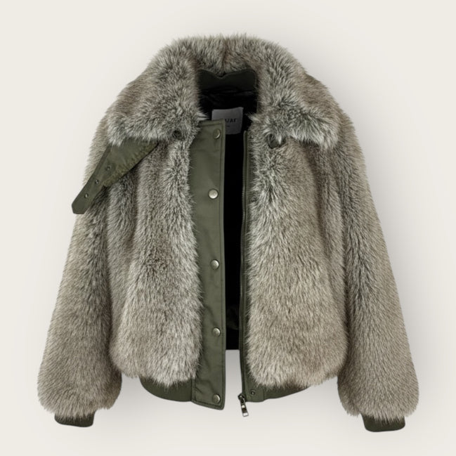 Bomber Corto in Eco Pelliccia Bazar Deluxe