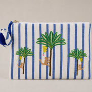 Nimo with Love, Pochette in Tessuto con Ricami Ortiga