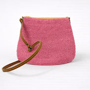 SansArcidet, Pochette in Raffia Colorata con Tracolla