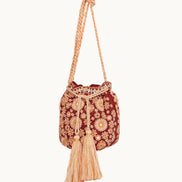 MA.BE Apparel, Pochette Tracolla Ricamata Suri