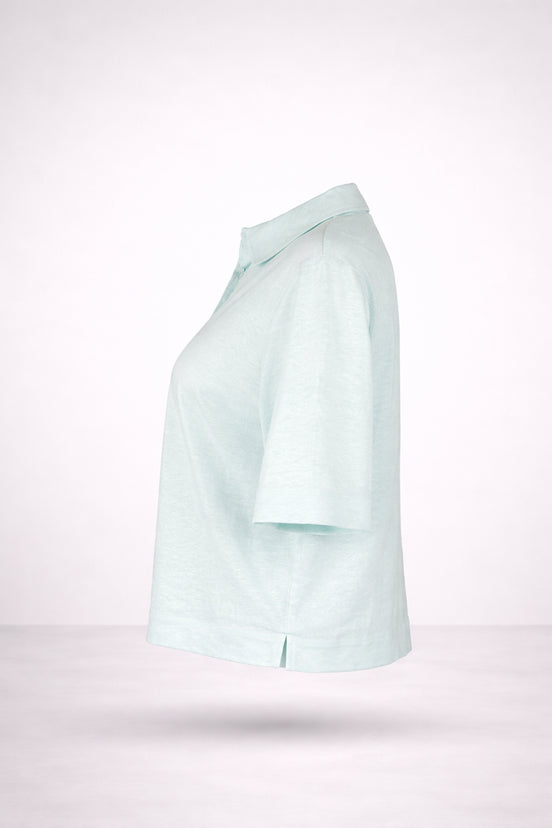 Majestic Filatures, Polo in Lino Manica Corta