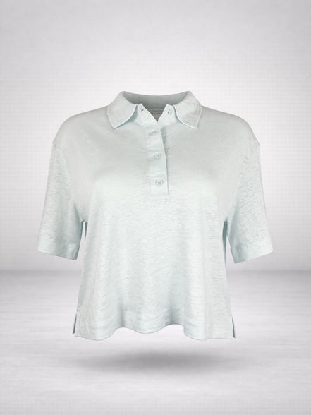 Majestic Filatures, Polo in Lino Manica Corta