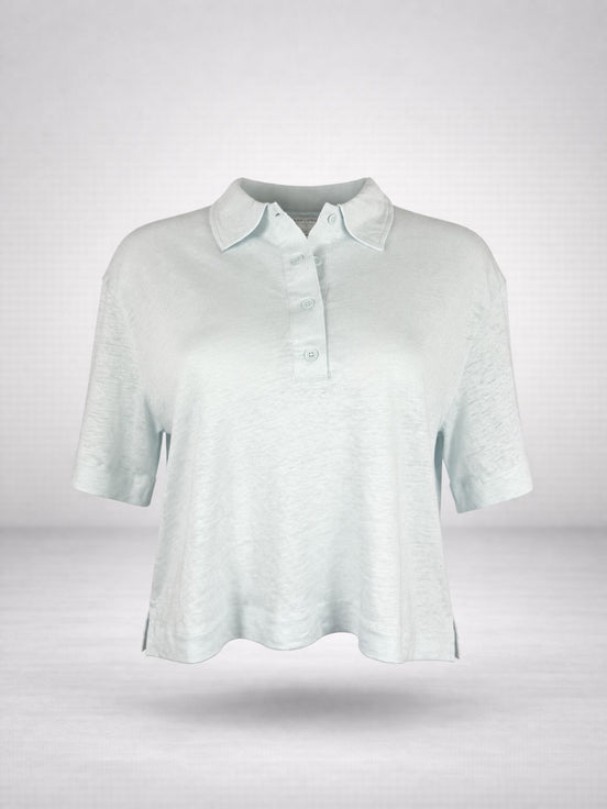Majestic Filatures, Polo in Lino Manica Corta
