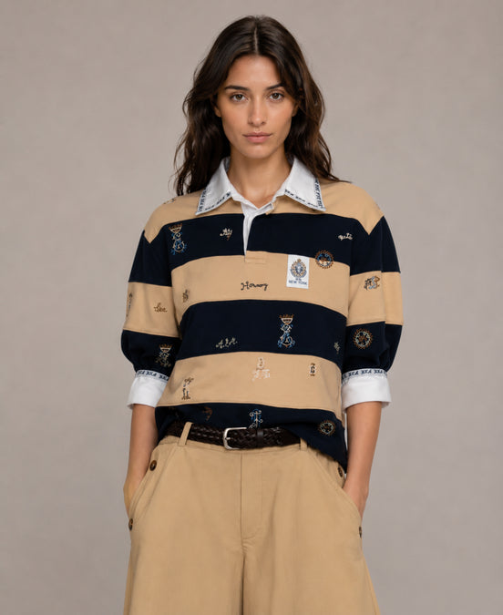 SEA New York, T-Shirt  Polo Rugby a Righe Juliet