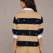 SEA New York, T-Shirt  Polo Rugby a Righe Juliet