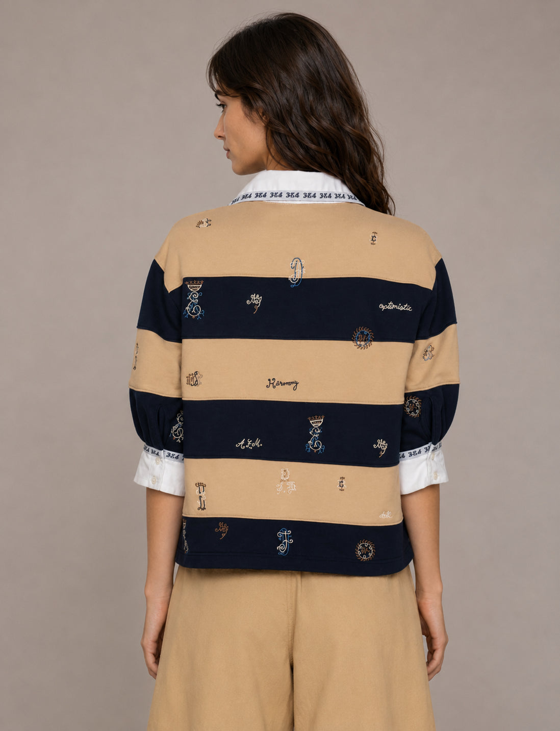 SEA New York, T-Shirt  Polo Rugby a Righe Juliet