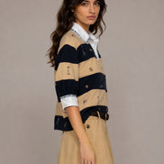 SEA New York, T-Shirt  Polo Rugby a Righe Juliet