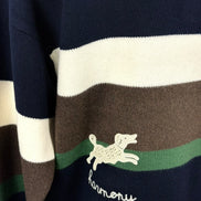 Felpa Polo Rugby a Righe Sea NY