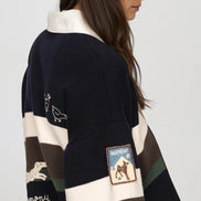 Felpa Polo Rugby a Righe Sea NY