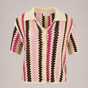 Suncoo, Polo in Cotone Crochet Gigi