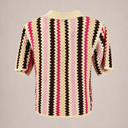 Suncoo, Polo in Cotone Crochet Gigi