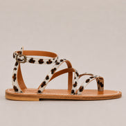 KJacques, Sandalo Animalier in Cavallino Epicure
